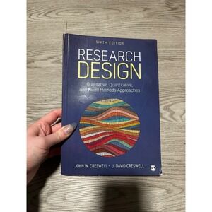 Research Design Sixth Edition Qualitative Quantitative Mixed Methods Approaches